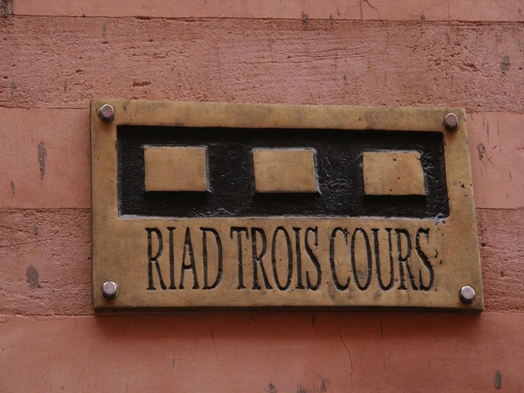 Riad Les Trois Cours Маракеш Екстериор снимка